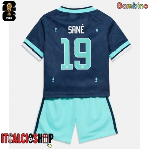 Germania Leroy Sane #19 Seconda Maglia Bambino Mondiali 2026 Manica Corta (+ Pantaloni corti)